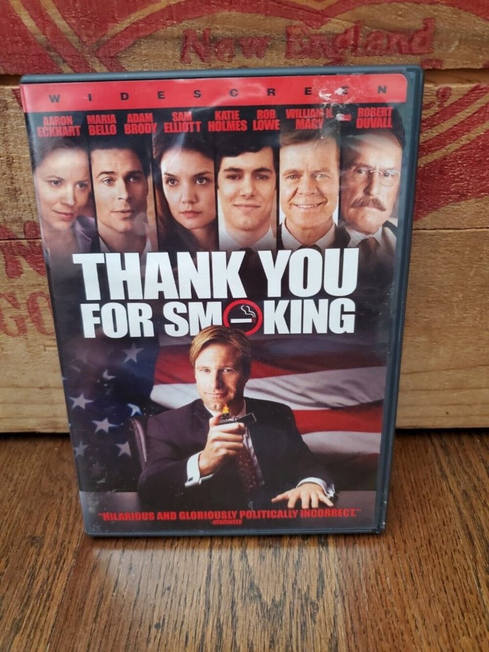 THANK YOU FOR SMOKING (DVD 2006 Widescreen) Aaron Eckhart Rob Lowe Katie Holmes
